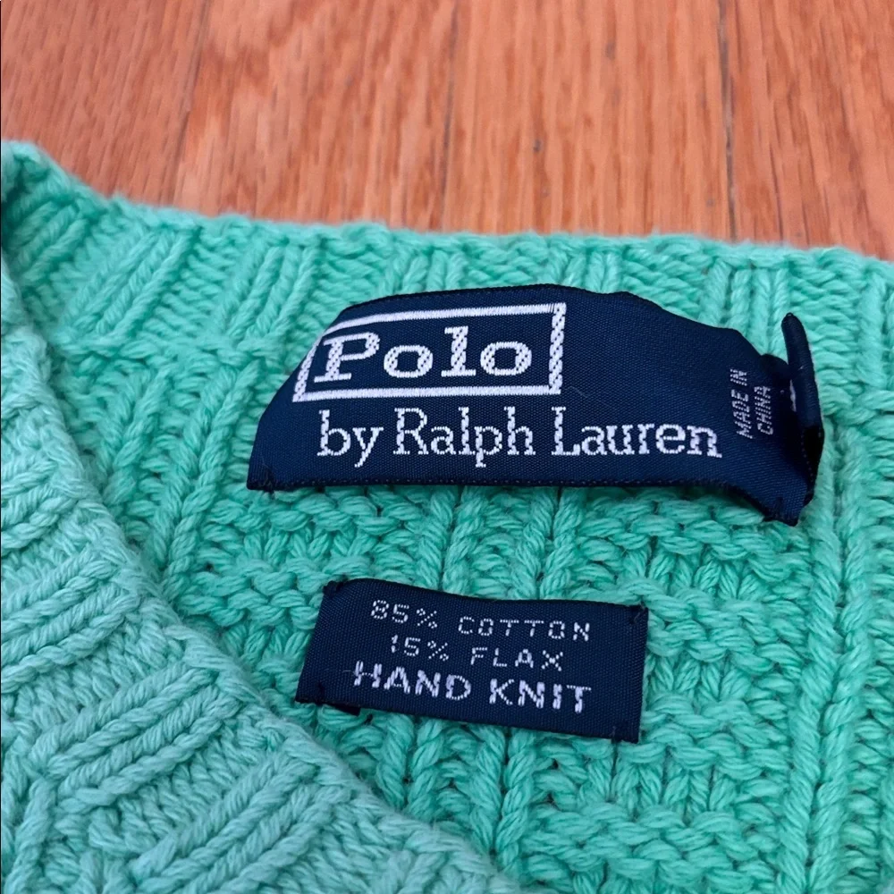Vintage Polo by Ralph Lauren Hand-Knit Sweater – Size XL